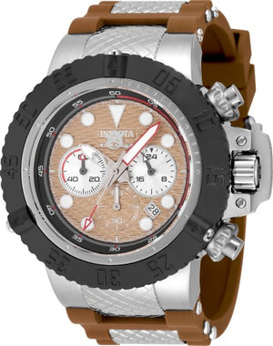 Subaqua 50mm / Brown / Silver and Brown | Brown Dial
