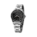 Divers Quartz Black NGM/Steel Bracelet Matte Black Dial
