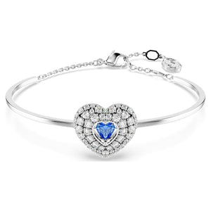 Idyllia Blue / Rhodium-plated