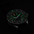Divers Quartz Black NGM/Steel Bracelet Matte Black Dial