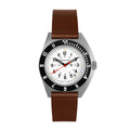 STRAP, 20mm, ITALIAN LEATHER, CROSS HATCH, PARKERIZED BUCKLE, COGNAC, XL ITALIAN LEATHER, CROSS HATCH