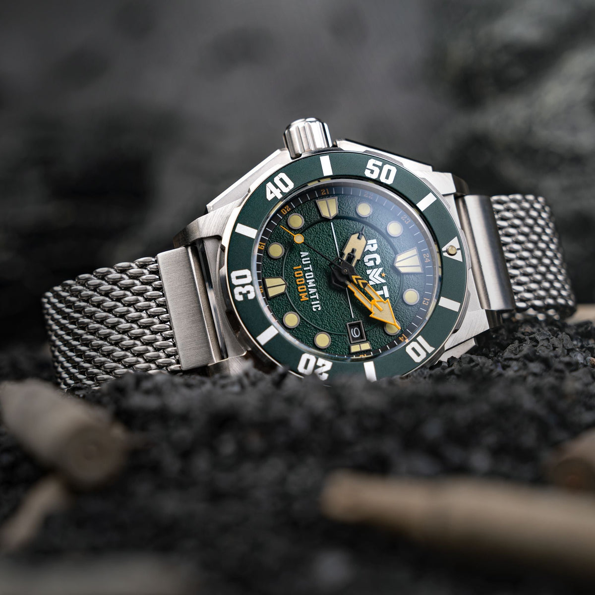TORPEDO AUTOMATIC DIVER GREEN / STAINLESS STEEL Green Dial