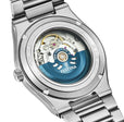 Riv Open Heart Blue / Stainless Steel | Blue Dial