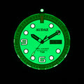 Tri-Hawk Tritium Green with Luminous Glow Green Dial