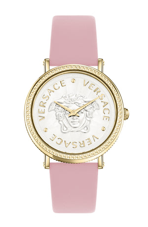 V-Dollar 37mm / Silver / Pink | Silver Dial
