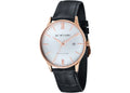 James McCabe London Slim Swiss Quartz Watch White / Leather | White Dial