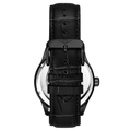 Denmark 3947 Automatic 42mm Skeleton Black Black/Leather | Black Dial