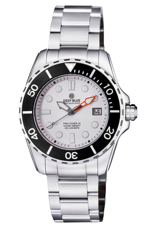 PRO DIVER 1K 1000M AUTOMATIC ALL PURPOSE DIVER STRAP AP DIVER 1000 WHITE BRACELET