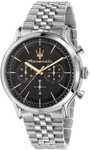 EPOCA Black / Stainless Steel | Black Dial