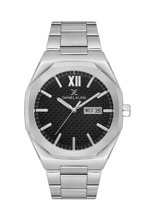 Octagon Waffle Silver / Black Dial Black Dial