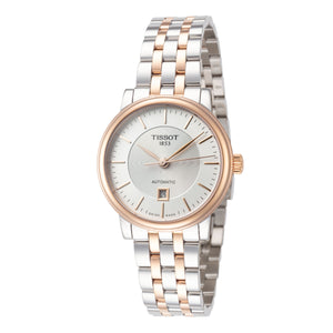 Carson 30mm / Silver / Silver and Rose Gold Silver Dial