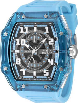Racing 48.5mm / Black / Blue | Black Dial