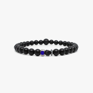 Onyx, Czech Glass, Gunmetal