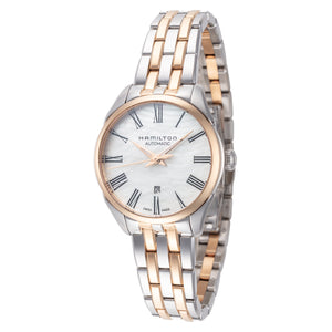 JAZZMASTER 30mm / Mother-of-Pearl / Silver and Rose Gold Mother-of-Pearl Dial