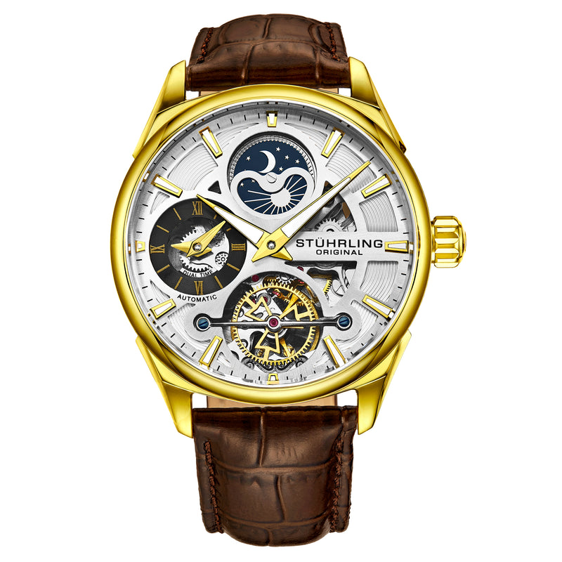 Legacy Brown/Leather/Silver Dial/Gold Case 3918.3 | Silver Dial