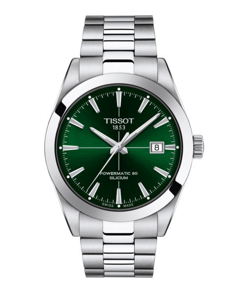 Gentleman Powermatic 80 Silicium Silver-tone | Green Dial