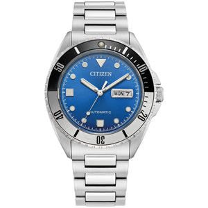 Citizen 42mm / Silver / Blue | Blue Dial