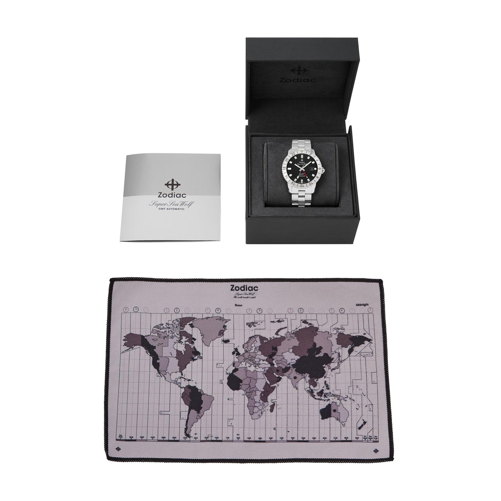 Super Sea Wolf GMT Black Dial