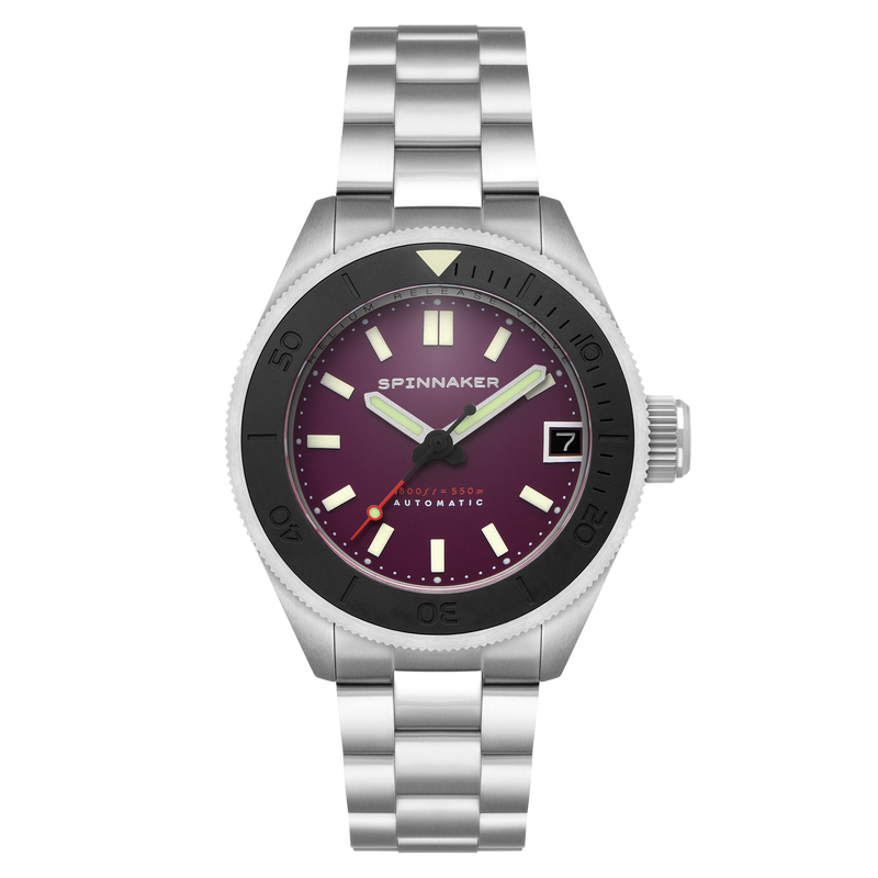 Piccard Automatic Purple/Stainless Steel | Purple Dial