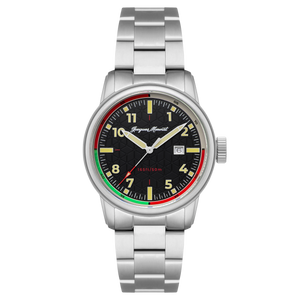 Roscana Quartz Black / Stainless Steel | Black Dial
