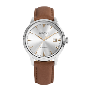 Classic Silver / Leather Silver Dial