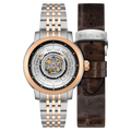 Heinrich Cyclone Tourbillon Limited Edition Silver / Steel & Rose Gold Stainless Steel | Silver Dial