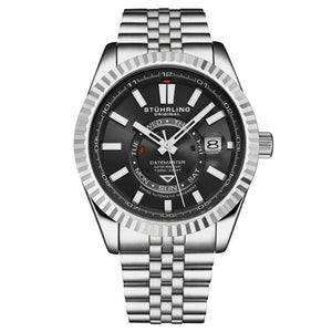 Datemaster Swiss Automatic 42mm Classic Black/Silver | Black Dial