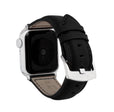 Classic Leather Band for Apple Watch Series 8/7/6/5/4/3/2/1/SE Black (38mm | 40mm | 41mm) |  Dial