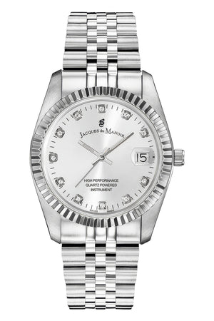 Inspiration Business Silver Dial / Silver Stainless Steel Bracelet Silver-tone Dial