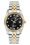 Inspiration Business Black Dial / Stianless Steel / Gold Tone Stainless Steel Bracelet Black Dial