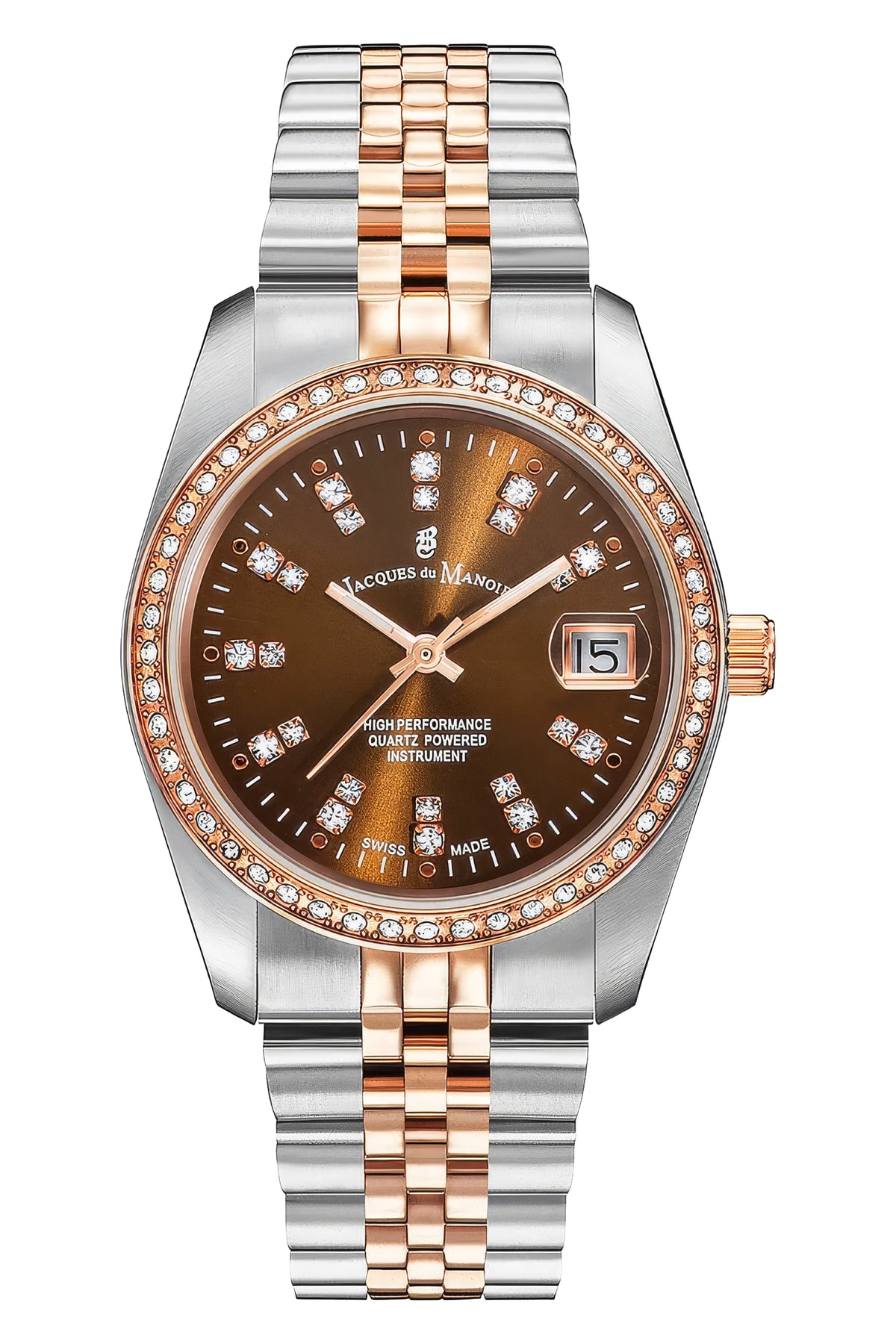 Inspiration Business Brown Dial / Rose Gold / Steel Stainless Steel Bracelet Brown Dial