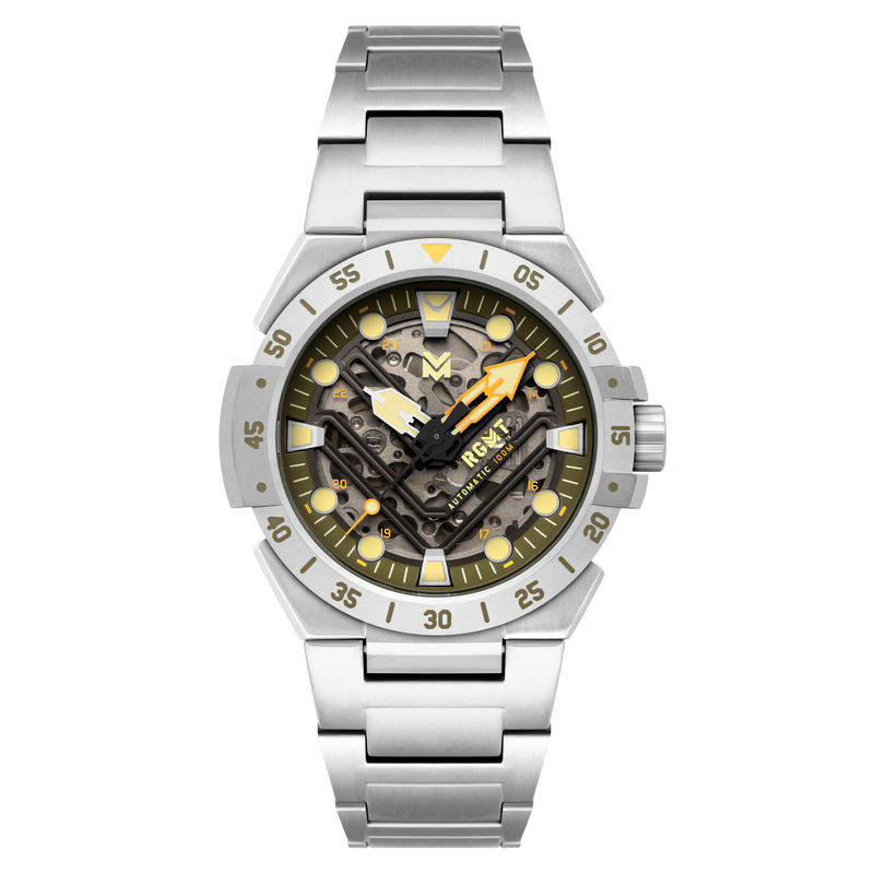 Himars Skeleton Automatic Brown / Stainless Steel Stainless Steel | Brown Dial