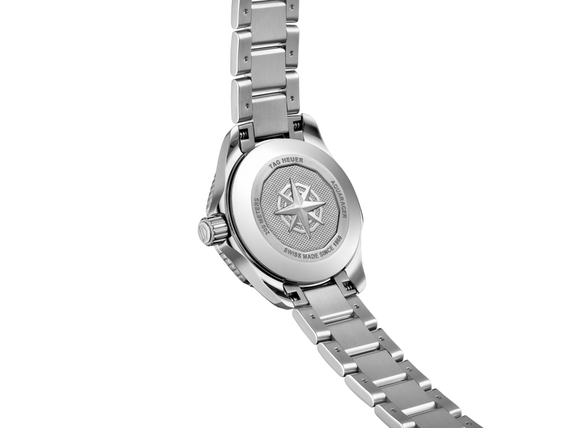 TAG HEUER AQUARACER PROFESSIONAL 30MM, W/R 200M, STEEL CASE & BRACELET, BLUE DIAL Light Blue Dial | Light Blue Dial