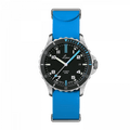 Atlantik 39.RB Rubber | Matte Black Dial