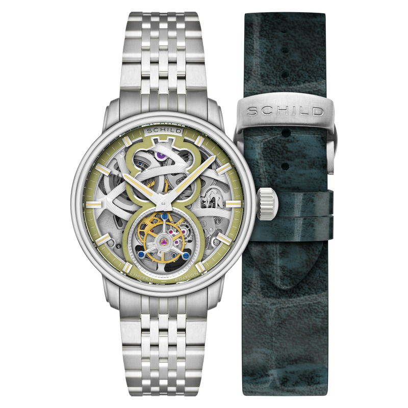 Maximillian Tourbillon Limited Edition Green / Steel Stainless Steel | Green Dial