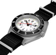 NAV, DATE, QUARTZ, SAPH, ARCTIC NGM, COL: SS/BKPS DS NYLON 11" Arctic SSNAV-D on DEFSTAN | Arctic Dial