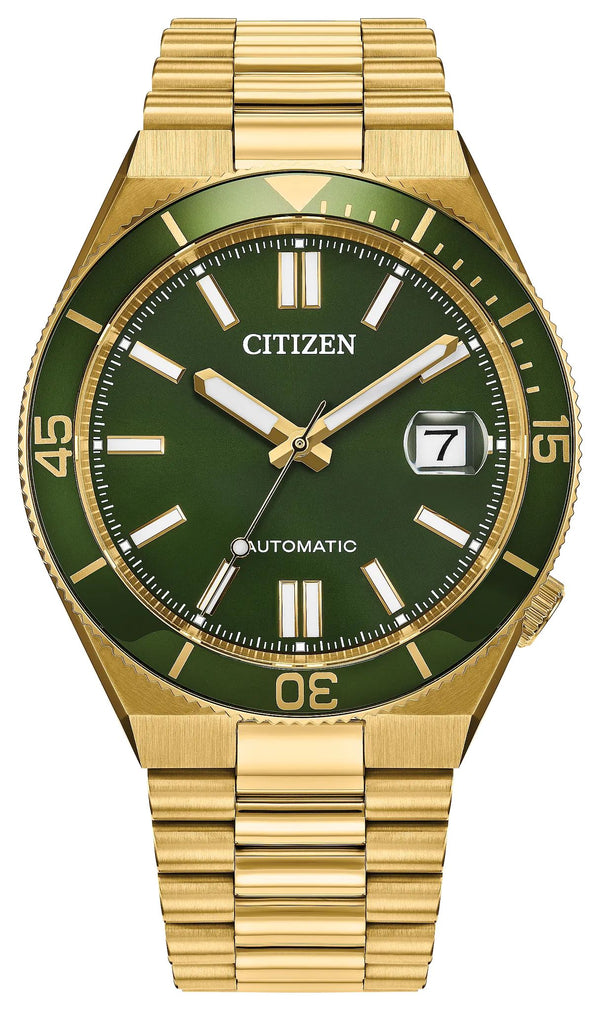 Tsuyosa Shore Green / Gold-Tone Green Dial
