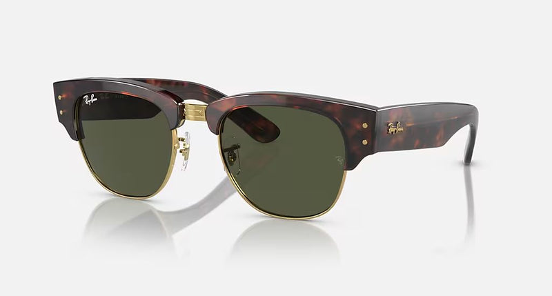 MEGA CLUBMASTER UNISEX Mock Tortoise On Arista / Green |  Dial