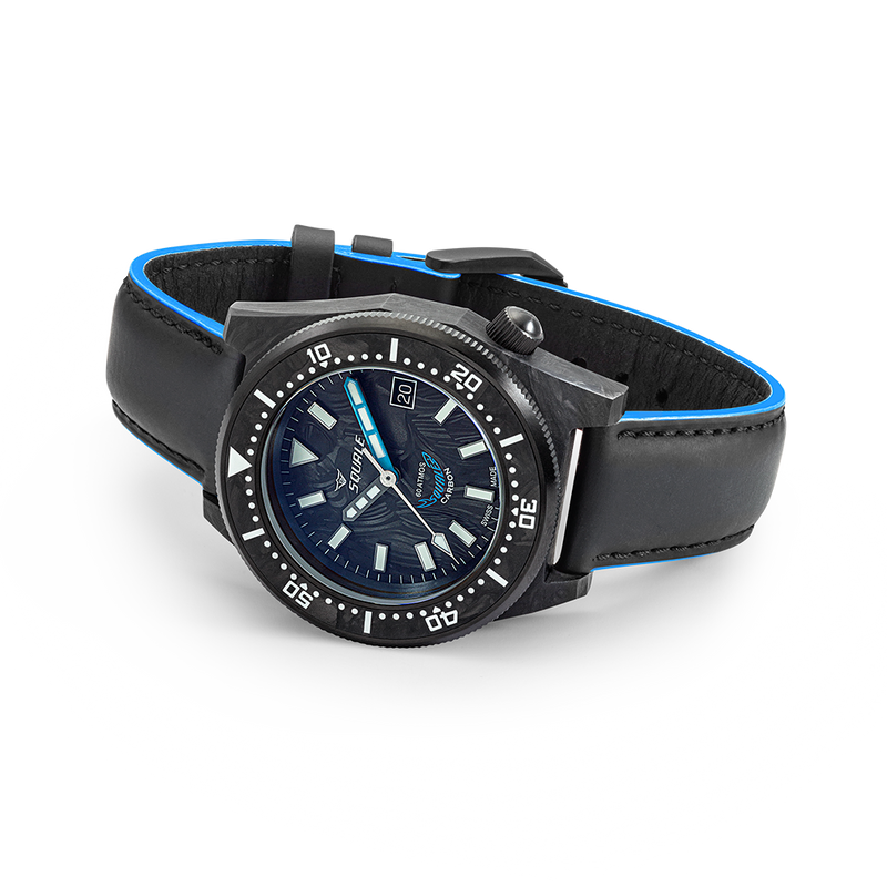 T183 Forged Carbon - Blue Dial