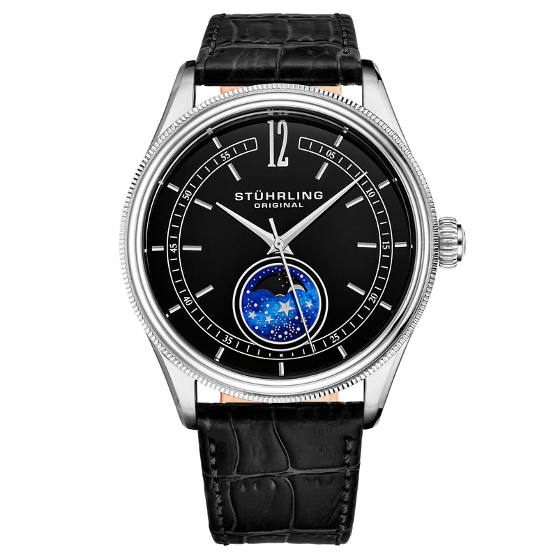 Symphony Black/Leather/Black Dial/Silver Case 897.02 | Black Dial
