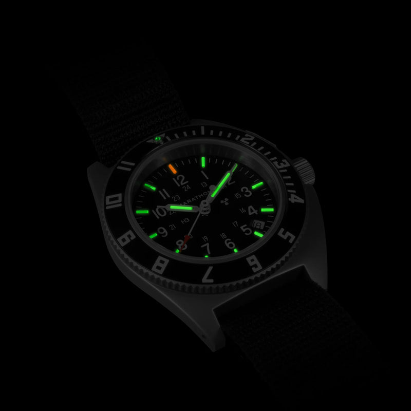 Navigator Quartz with Date Black NGM/Nylon | Matte Black Dial