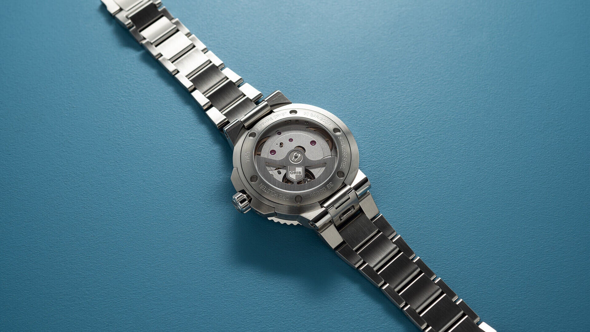 AQUIS DATE CALIBRE 400 41.5mm Blue Dial |  Dial
