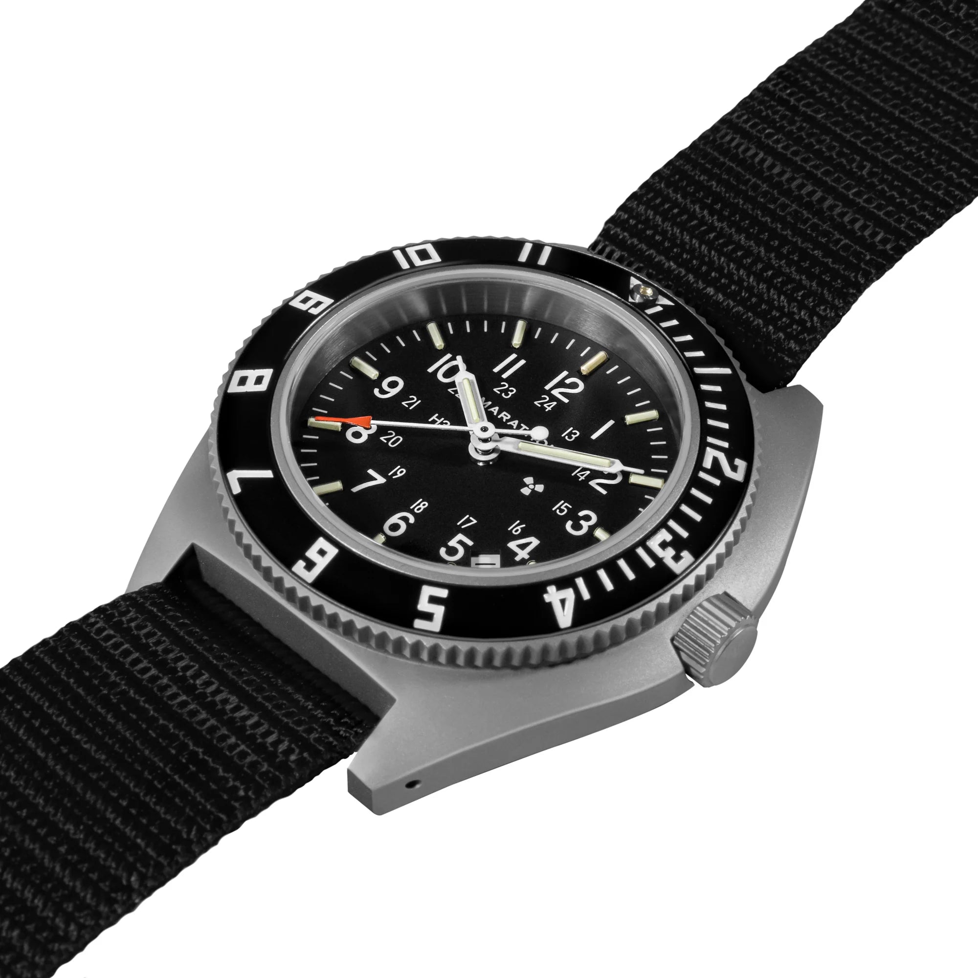 Navigator Quartz with Date Black NGM/Nylon Matte Black Dial