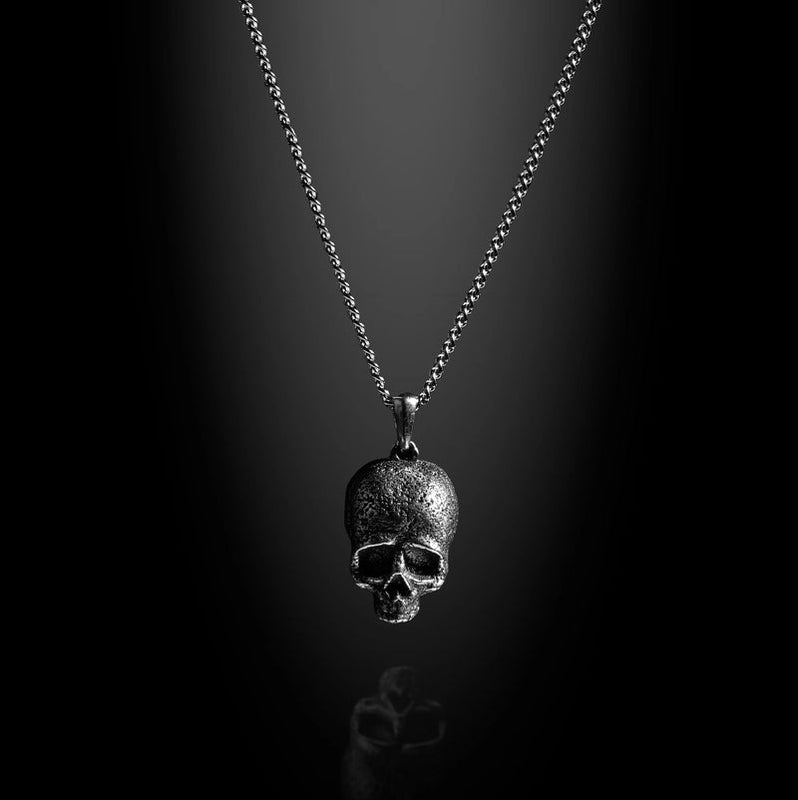 Memento Mori Pendant Sterling Silver