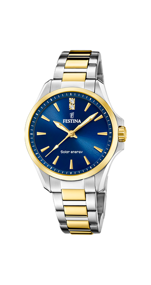 Solar Energy Blue / Stainless Steel Blue Dial