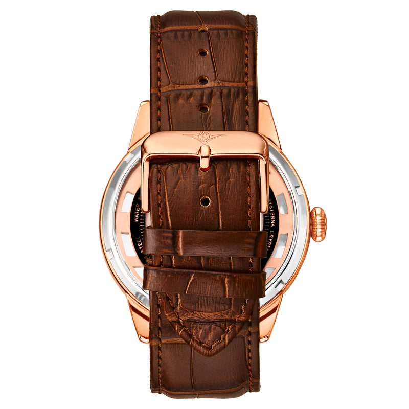 Legacy Brown/Semi-transparent Leather | Semi-transparent Dial