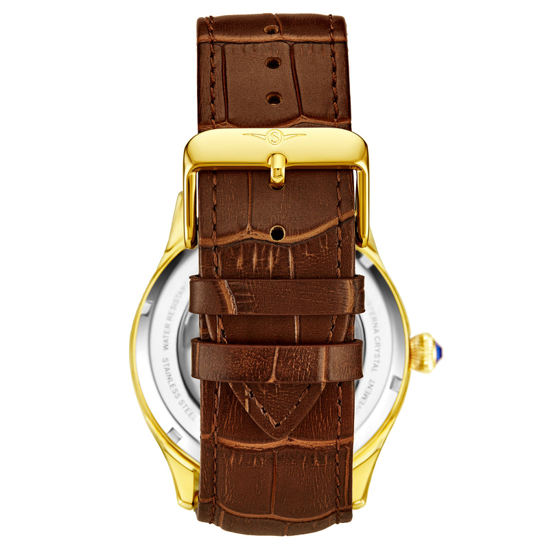 Legacy 3921 Brown Brown/Leather | White Dial