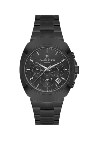 Oval Multifunction Black Black Dial