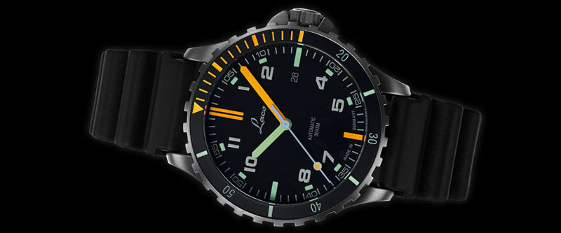 Mojave Rubber Strap | Black Dial