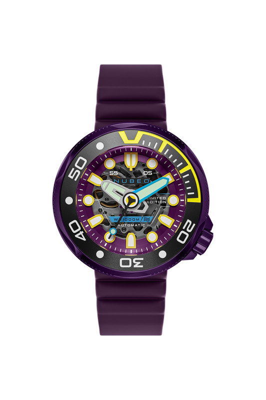 Ventana Skeleton Automatic Limited Edition Purple / Purple | Purple Dial
